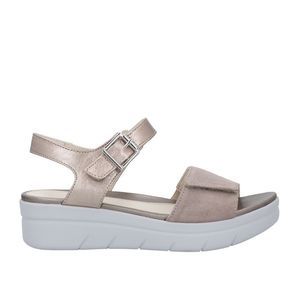 Stonefly Aqua III Suede Cream Platform Sandal Women’s Size 40